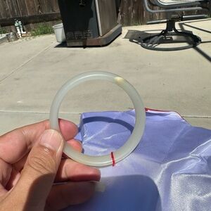 Burmese jade bracelet